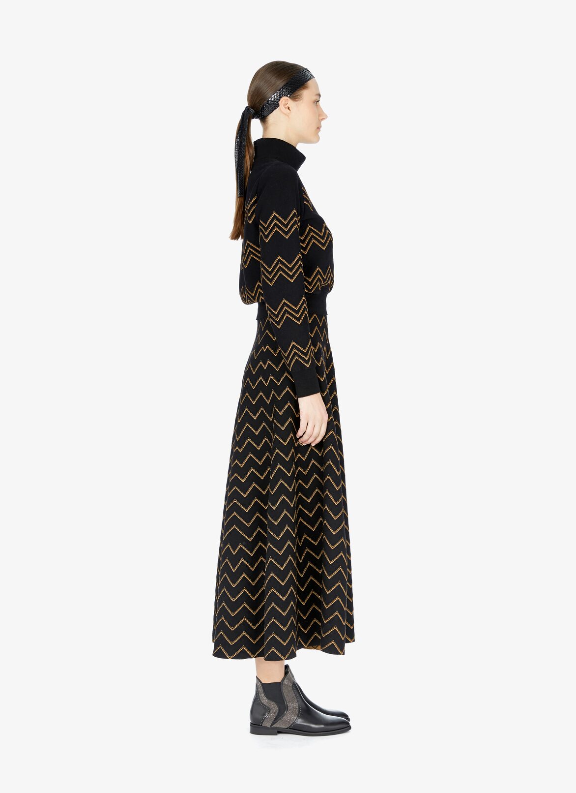 PULL NAZARE MULTI BLACK/OR ALAÏA BLACK/GOLD  PULL NAZARE MULTI BLACK/OR